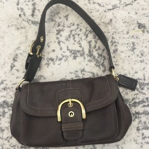 Awesome Condition Leather Buckle Shoulder Bag